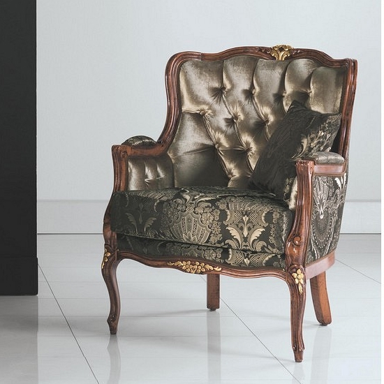 Esmeralda barokk fotel