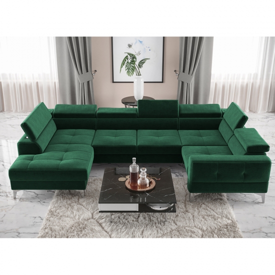 Toscania Max I. relax nagy kanapé zöld