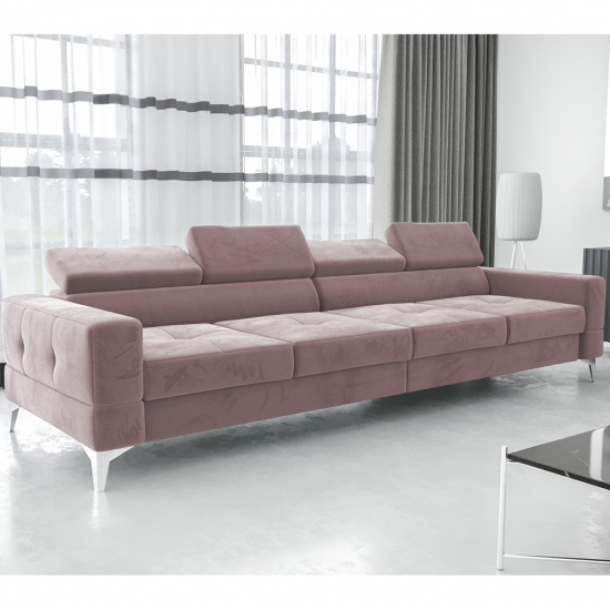 Toscania IV. személyes kanapé világos rózsaszín