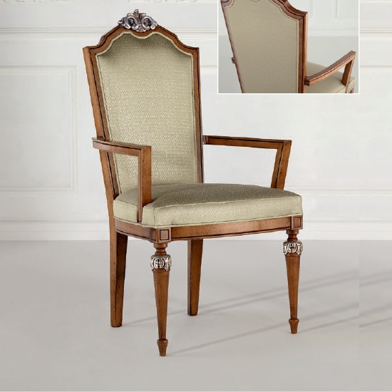 Grace olasz exkluzív bükkfa karfás szék