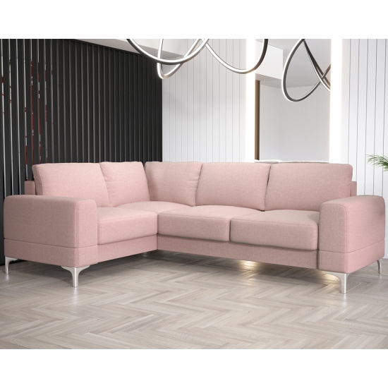 Aria II. ágyazható sarok ülőgarnitúra rózsaszín