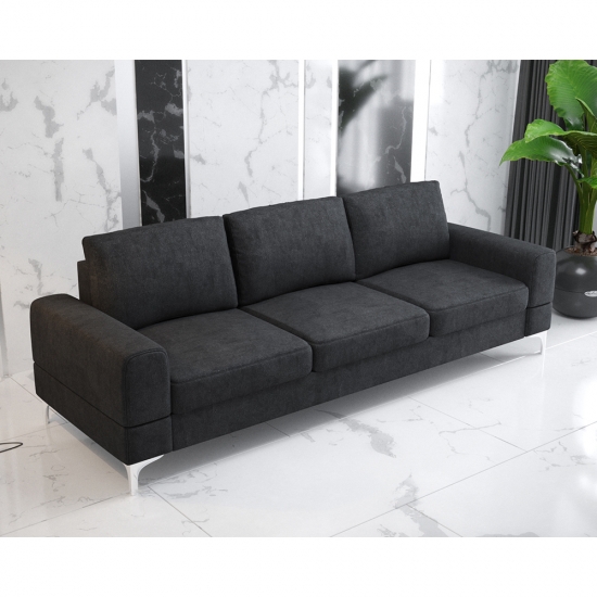 Aria ágyazható 3 személyes kanapé fekete