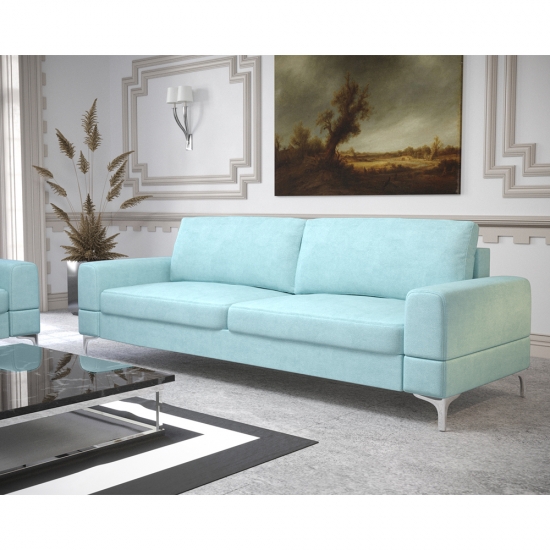 Aria modern 2 személyes kanapé világoskék