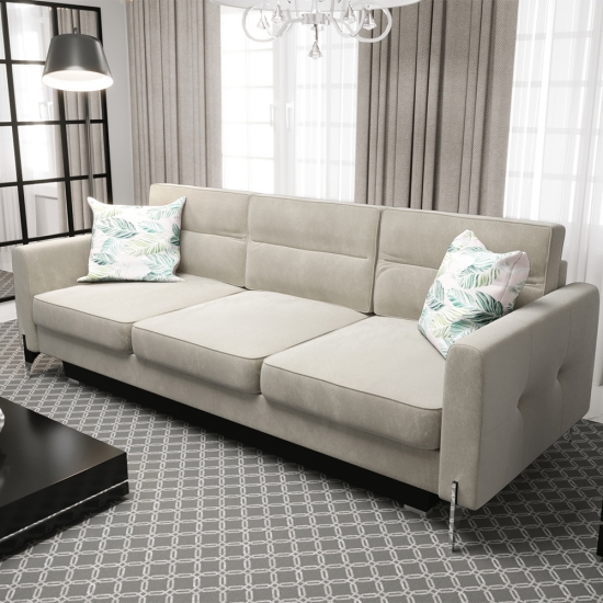 Arte DL ágyazható kényelmes kanapé vajszín