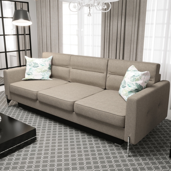 Arte DL ágyazható kényelmes kanapé világosbarna