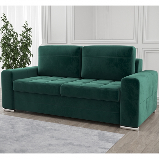 Verona ágyazható kényelmes kanapé zöld