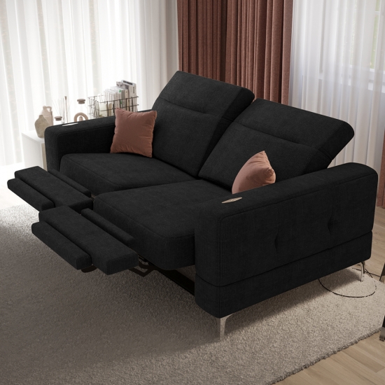 Malibu relax kétszemélyes kanapé fekete
