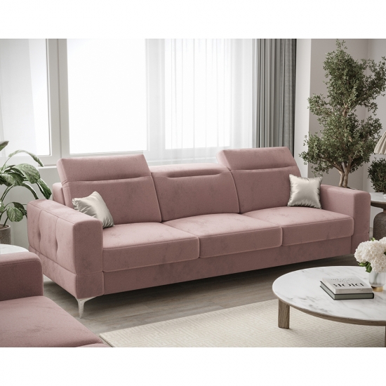 Malibu III személyes fix kanapé rózsaszín