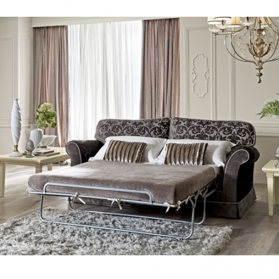 Treviso luxus szövet kinyitható kanapé ágy beépítéssel