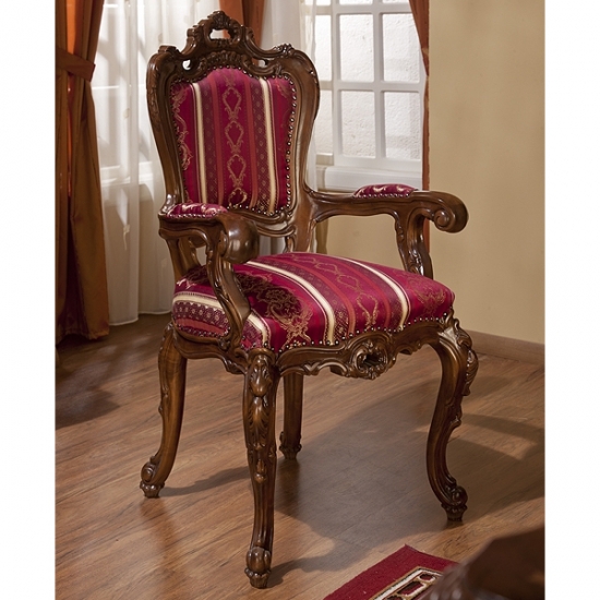 Cleopatra Lux faragott karfás szék