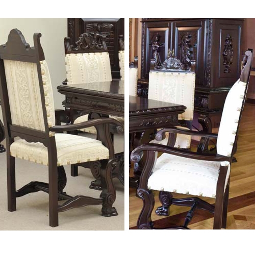 Spanyol reneszánsz karfás szék, karosszék