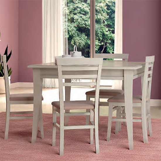 Gardenia bővíthető étkezőasztal székekkel