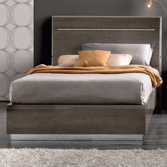Platinum modern magasfényű egyszemélyes ágy