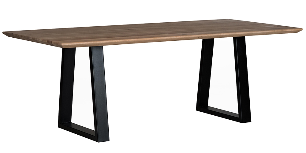 Wallis tömör tölgyfa asztal Ω modell